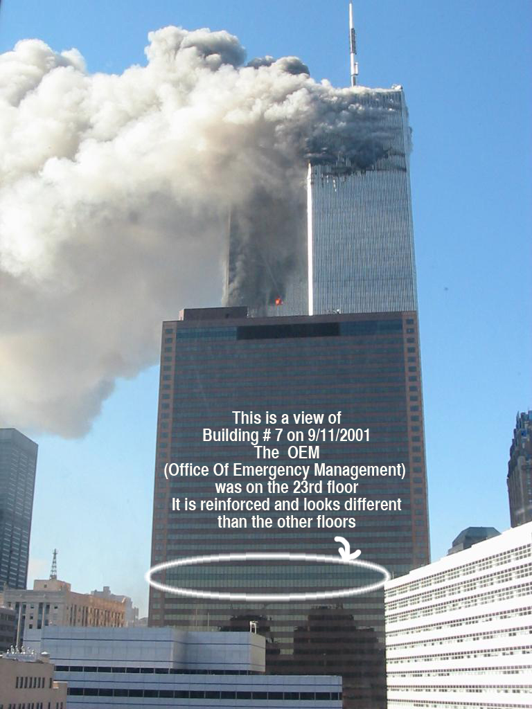 WTC 7 Building 7 Reinforced showing reinforced 23rd floor.