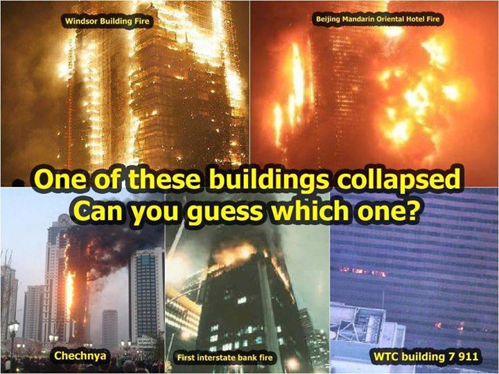 Five building fires including WTC 7.